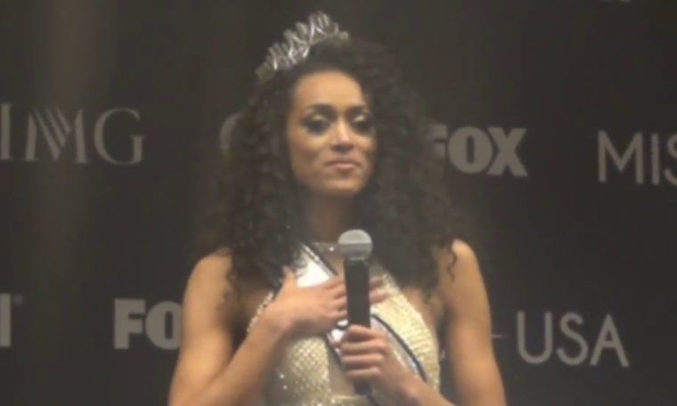 2017 Miss USA Kara McCullough winner's press conference LAS VEGAS