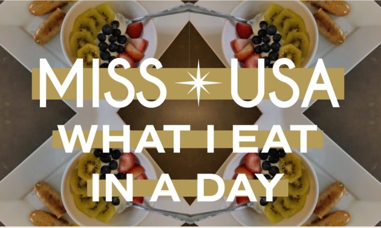 WHAT MISS USA EATS IN A DAY! 🍎🥑