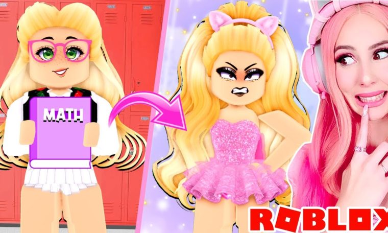I Turned The School Nerd Into A Mean Girl A Roblox Story Own That Crown - nerd to popular roblox story