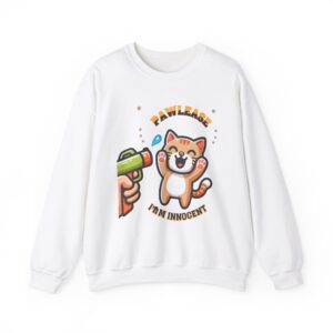 Cute Cat Theme Heavy Blend Crewneck Sweatshirt, Funny Pet Lover Gift, Cozy Sweatshirt for Animal Lovers, Casual Outwear, Ideal for Birthdays