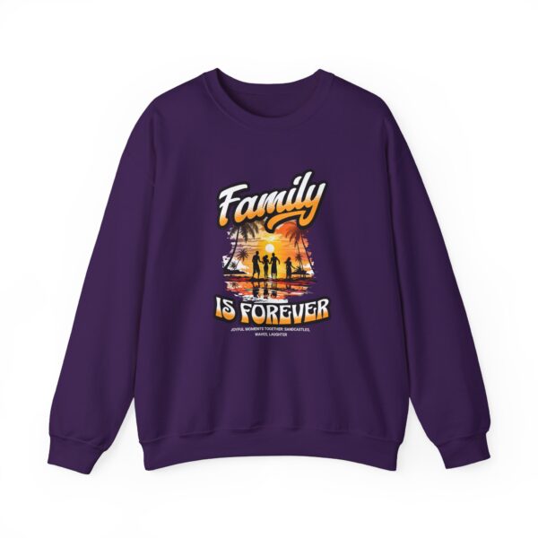 Family Is Forever Crewneck Sweatshirt, Unisex Sweatshirt for Family Gatherings, Cozy Family Gift, Casual Everyday Wear, Matching Family - Image 37