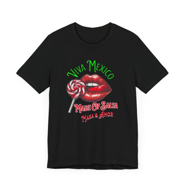 Viva Mexico Salsa Tee - Fun & Bold Graphic Shirt for Food Lovers, Perfect for Cinco de Mayo, Cultural Celebrations, Summer Parties, Gifts, - Image 3