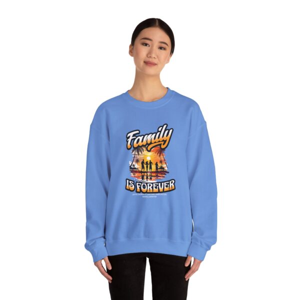 Family Is Forever Crewneck Sweatshirt, Unisex Sweatshirt for Family Gatherings, Cozy Family Gift, Casual Everyday Wear, Matching Family - Image 28