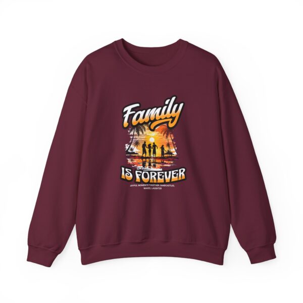 Family Is Forever Crewneck Sweatshirt, Unisex Sweatshirt for Family Gatherings, Cozy Family Gift, Casual Everyday Wear, Matching Family - Image 13