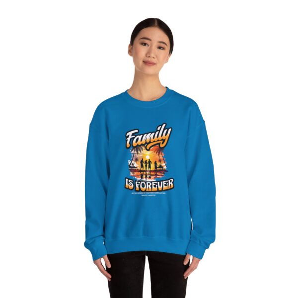 Family Is Forever Crewneck Sweatshirt, Unisex Sweatshirt for Family Gatherings, Cozy Family Gift, Casual Everyday Wear, Matching Family - Image 32